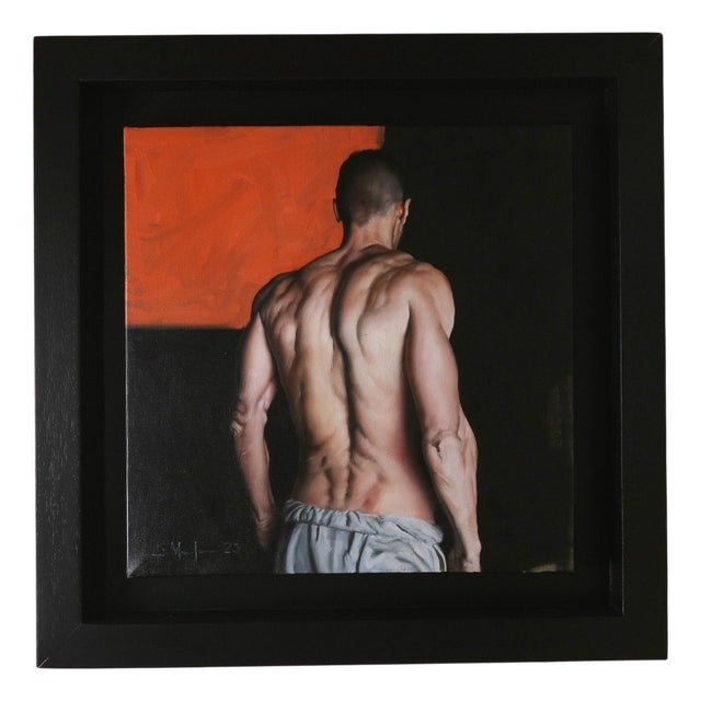 Filippo Manfroni, A Man 2, 21st Century, Oil on Canvas For Sale