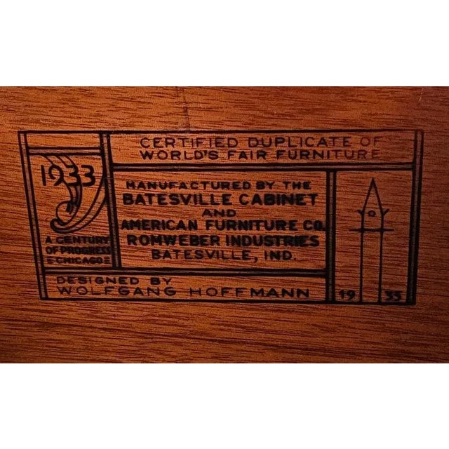 Art Deco Wolfgang Hoffmann for Romweber World's Fair Century Of Progress Display Cabinet For Sale - Image 12 of 13