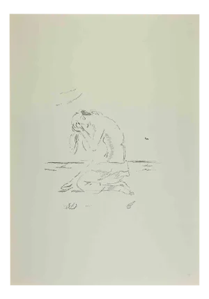 Filippo De Pisis, The Lament of Ariadne, 1968, Lithograph