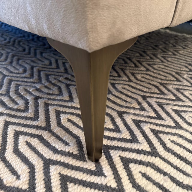 Modern West Elm Andes Sofa in Performance Velvet For Sale - Image 3 of 12