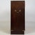 Early 20th Century Antique Campaign Style Mahogany Bookcase Cupboard For Sale - Image 9 of 14