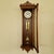 Wood German Wall Clock Hermle For Sale - Image 7 of 13