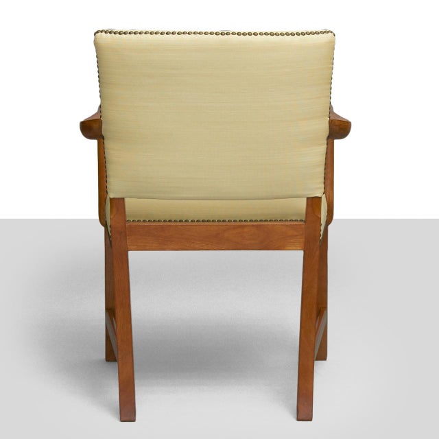 Description Ole Wanscher Dining Chairs A set of 6 dining chairs by Ole Wanscher in mahogany. Four side chairs and two arm...