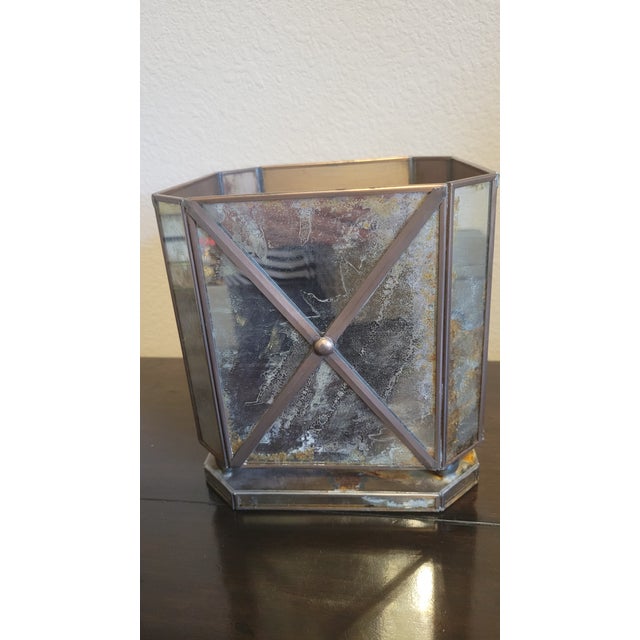 Modern Late 20th Century Antique Mirror Style Planter From Nicholson Hardie For Sale - Image 3 of 8