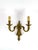 Vintage Louis XVI Brass Wall Sconce For Sale - Image 6 of 18