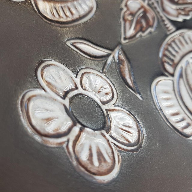 Mid-Century Modern Studio Ceramic Bowl by Keramo Kostelec, Czechoslovakia, 1960s For Sale - Image 3 of 8