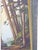Wood Signed Gerry Downs Oil Painting Feat Redwood Forest Landscape in Carved Wood Frame For Sale - Image 7 of 12