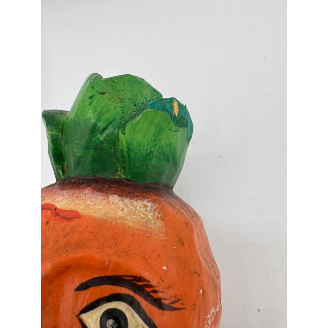 Mid 20th Century Reticulated Hand Painted Carrot For Sale In Atlanta - Image 6 of 9