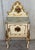 Neoclassical Late 19th Century Pair of White Venetian Nightstands with Marble Top and Crest Handpainted Motifs For Sale - Image 3 of 18