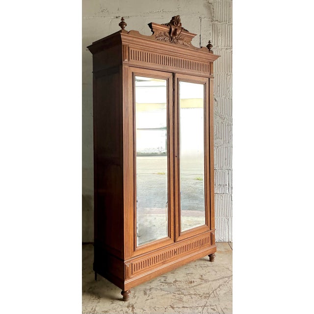 Chocolate Vintage Boho Hand Carved Eastlake Linen Press For Sale - Image 8 of 11