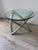 1980s Chrome and Glass Drinks Table For Sale - Image 10 of 10