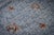 Blue 9x12 Vintage Aubusson Flat Weave Wool Rug, Blue Fleur-De-Lis For Sale - Image 8 of 15