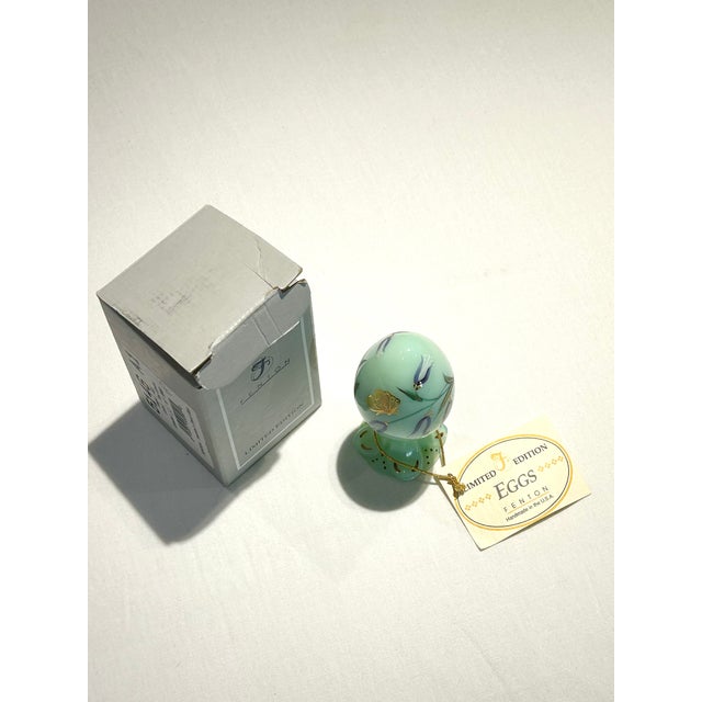 Traditional Limited Edition Fenton Egg 25 of 3000 For Sale - Image 3 of 4