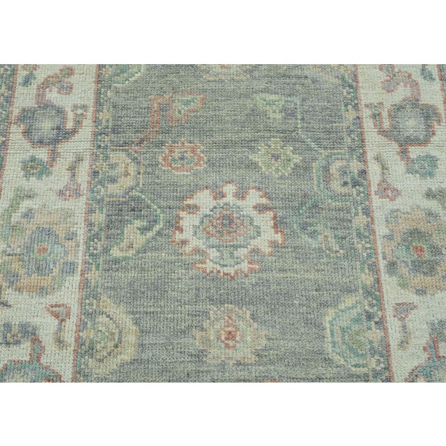 Early 21st Century Turkish Oushak Runner Rug 2'10" x 10' #17962 For Sale - Image 5 of 8