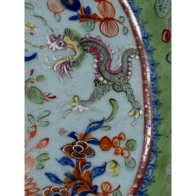 18th Century 18th Century Clobbered Platter For Sale - Image 5 of 9
