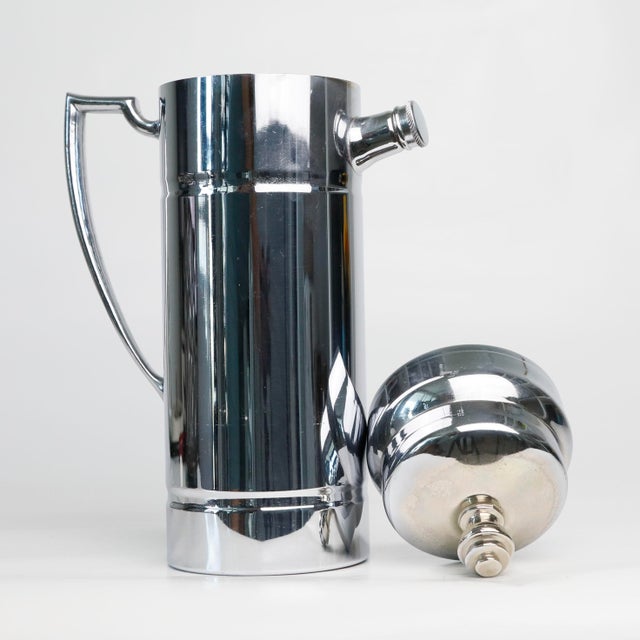 Art Deco Derby Shelton Art Deco Stacked Finial Knob Cocktail Shaker Prohibition Era 1930s For Sale - Image 3 of 7