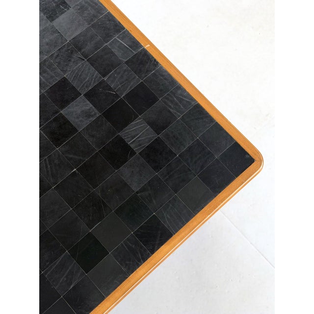 Franco Vattolo Patchwork Leather Dining Table for Ibisco For Sale - Image 4 of 4