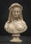 Early 21st Century Bust of Veiled Lady in Reconstructed Carrara Marble For Sale - Image 5 of 5