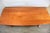 A custom made solid cherry beautiful figure grain conference or large trestle dining table extremely well made with a 1.5”...