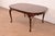 Henkel Harris Queen Anne Solid Mahogany Extension Dining Table, Newly Refinished For Sale - Image 9 of 15