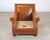 Brown Ralph Lauren Italian Aran Isles Leather Mahogany Club Chair For Sale - Image 8 of 18