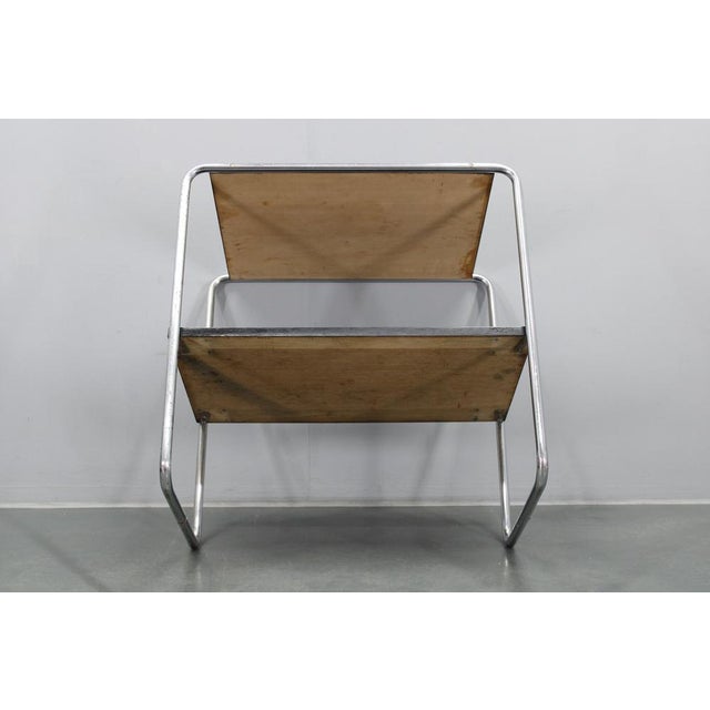 Bauhaus Model B12 Tubular Console Table attributed to Marcel Breuer, Former Czechoslovakia, 1930s For Sale - Image 17 of 18