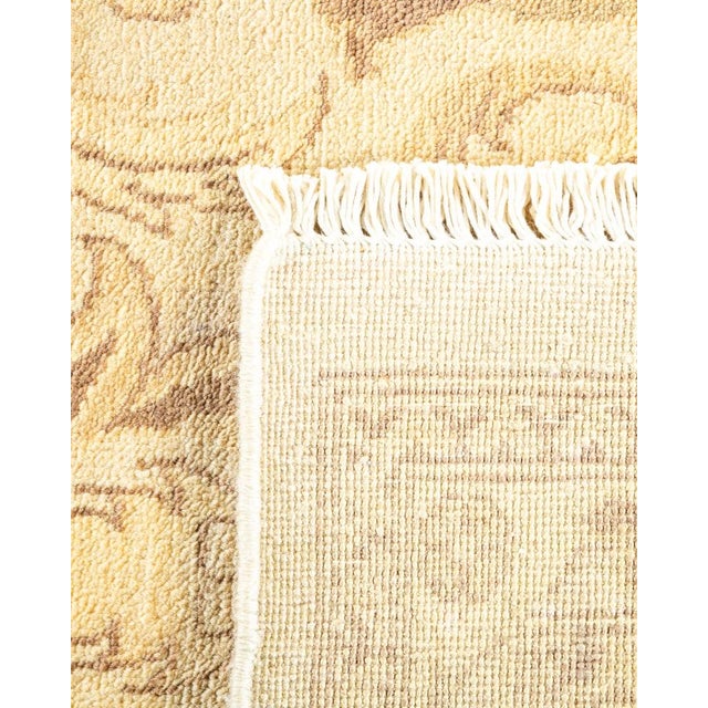 2000 - 2009 Eclectic, One-of-a-Kind Hand-Knotted Area Rug in Ivory, 8' 0" x 10' 4" For Sale - Image 5 of 8