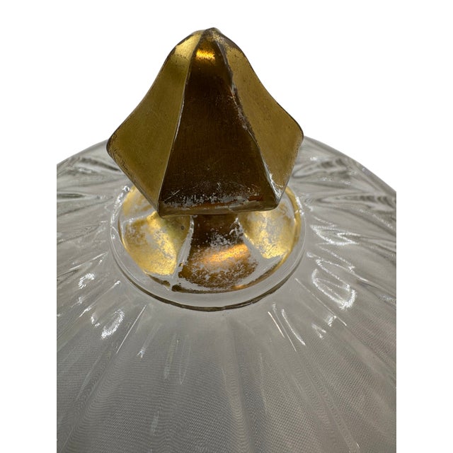 Mid 20th Century Mid Century Modern Heisey Gold-Rimmed Lidded Pedestal Candy Dish For Sale - Image 18 of 18