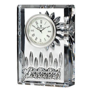 Waterford Lismore Desk Clock For Sale