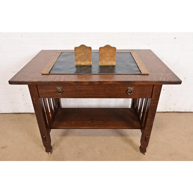 Tiffany Studios New York Bronze Doré Zodiac Bookends, Circa 1910 For Sale - Image 12 of 13