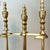 English Vintage Polished Brass Fireplace Tool Set For Sale - Image 3 of 8