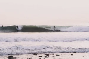 "Winter White" Surf Photograph - 60" X 40"