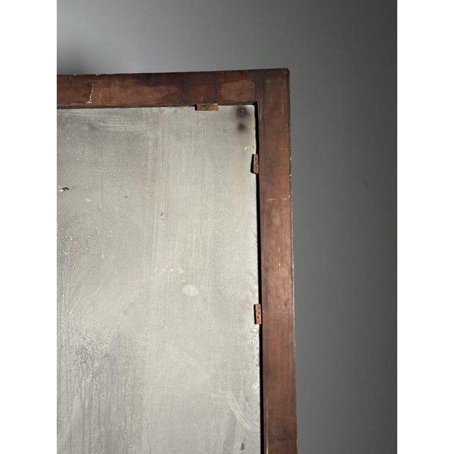 Wood 19th Century Belgian Full-Length Mirror For Sale - Image 7 of 18