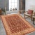 "Enhance the ambiance of your home with this magnificent Persian-influenced Turkish hand-knotted rug made by skilled...