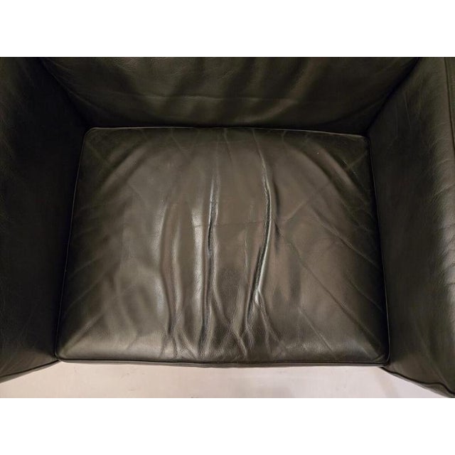 Black LC3 Armchair in Black Leather from Le Corbusier, 1970s For Sale - Image 8 of 9