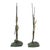 1960s Mid-Century Heron and Duck Figurines in Brass and Green Metal, 1950s, Set of 2 For Sale - Image 5 of 14