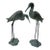 Pair of Tall Egrets or Cranes - Vertigris Finish - Great for the Garden For Sale