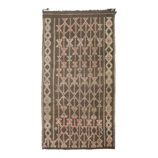 Oversize Vintage Moroccan Zaine Kilim - 9'1" x 17'2" For Sale