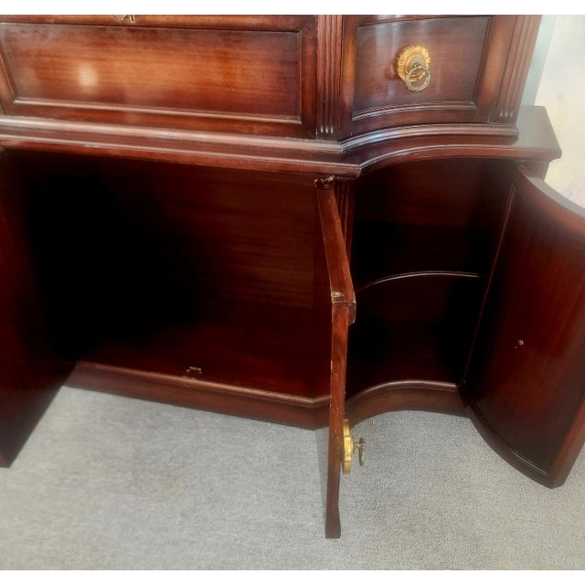 1930s Grosfeld House Grand Mahogany China Cabinet by Lorin Jackson, Attributed For Sale - Image 16 of 18