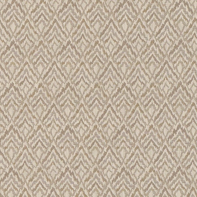 Schumacher Halcyon Fabric In Almond Dust For Sale