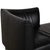 Black Cube Leather Three-Point Lounger For Sale - Image 5 of 14