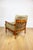Vintage Wood Lounge Chair with Olive Green Long Pile Upholstery, 1970 For Sale - Image 6 of 13