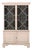 English Painted Glazed Bookcase in Oak, 1700s For Sale