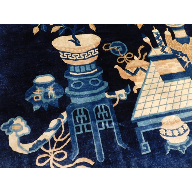 Vintage Chinese Rug. 5'x 8' For Sale - Image 4 of 12