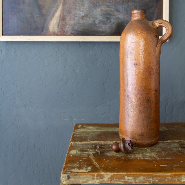 19th Century German Salt Glazed Water Jug From Roisdorf Mineral Spring For Sale - Image 11 of 14