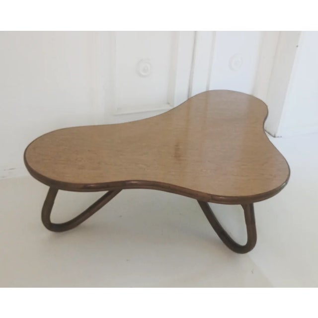 Vintage Bamboo Coffee Table For Sale - Image 10 of 13