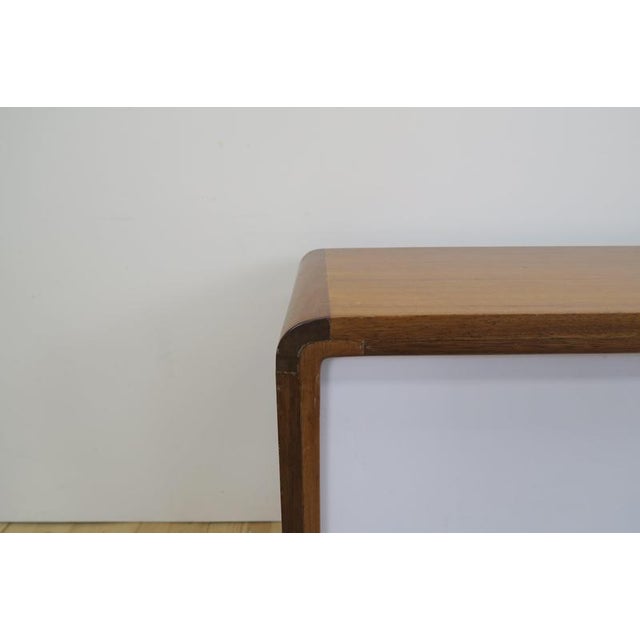 Black Black and White Teak Sideboard, 1960s For Sale - Image 8 of 9