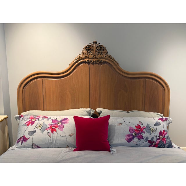 Chloe Farmhouse Reclaimed Bed Frame King For Sale - Image 11 of 13
