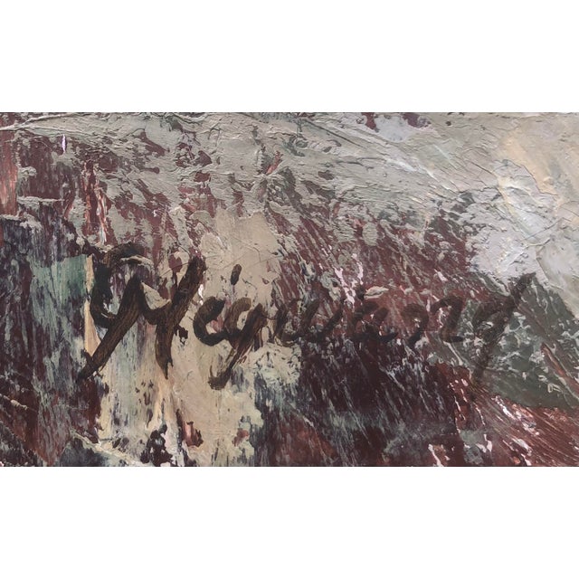 Modern Geneviève Mégevand, Paysage rural, Oil on Canvas, Framed For Sale - Image 3 of 10