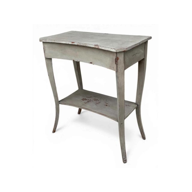 Biedermeier Lacquered Side Table, 1815 For Sale - Image 3 of 17